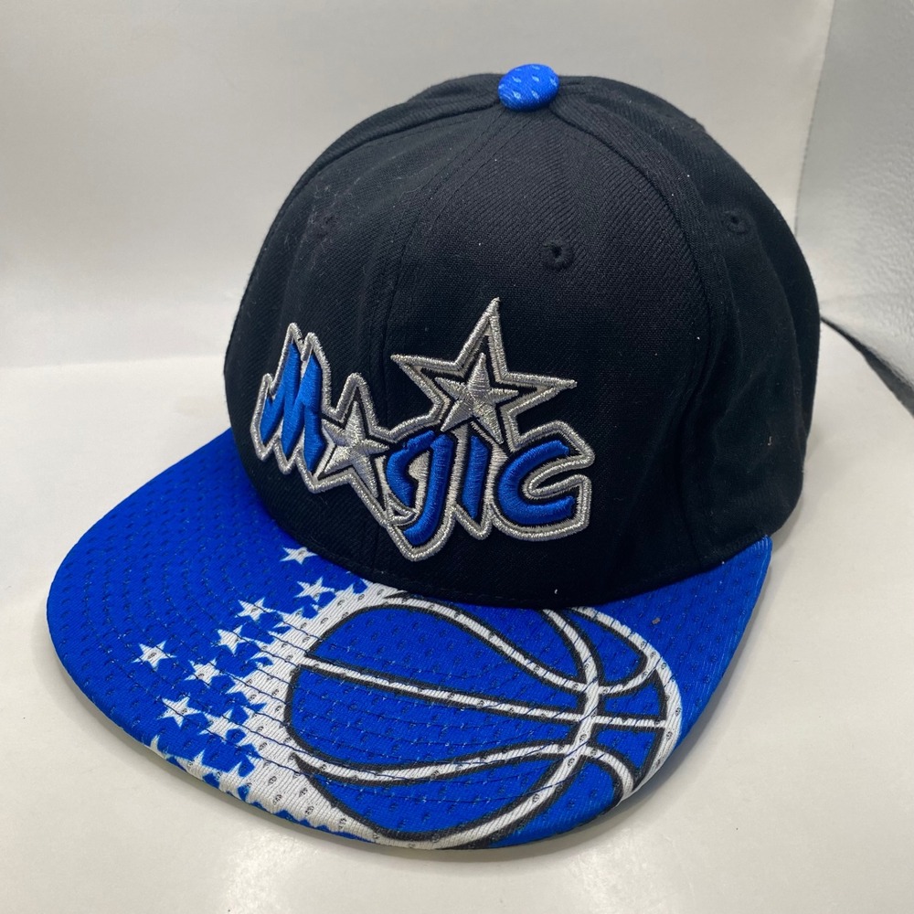 ORLANDO MAGIC Mitchell & Ness Snapback Hat Mens Black Blue Star Graphic NBA Cap